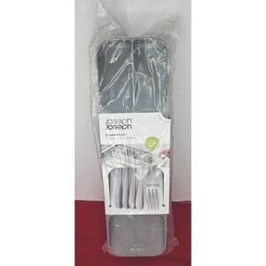 Joseph Joseph DrawerStore‎ Compact Cutlery Organizer Silverware Kitchen Gray New